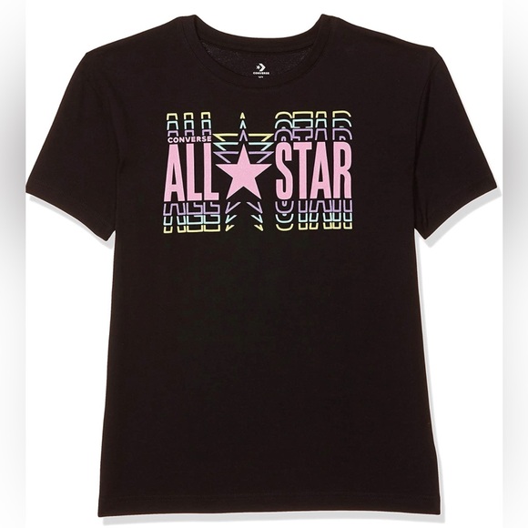 Converse Other - Girls XL Converse All Star Graphic Tee NWT